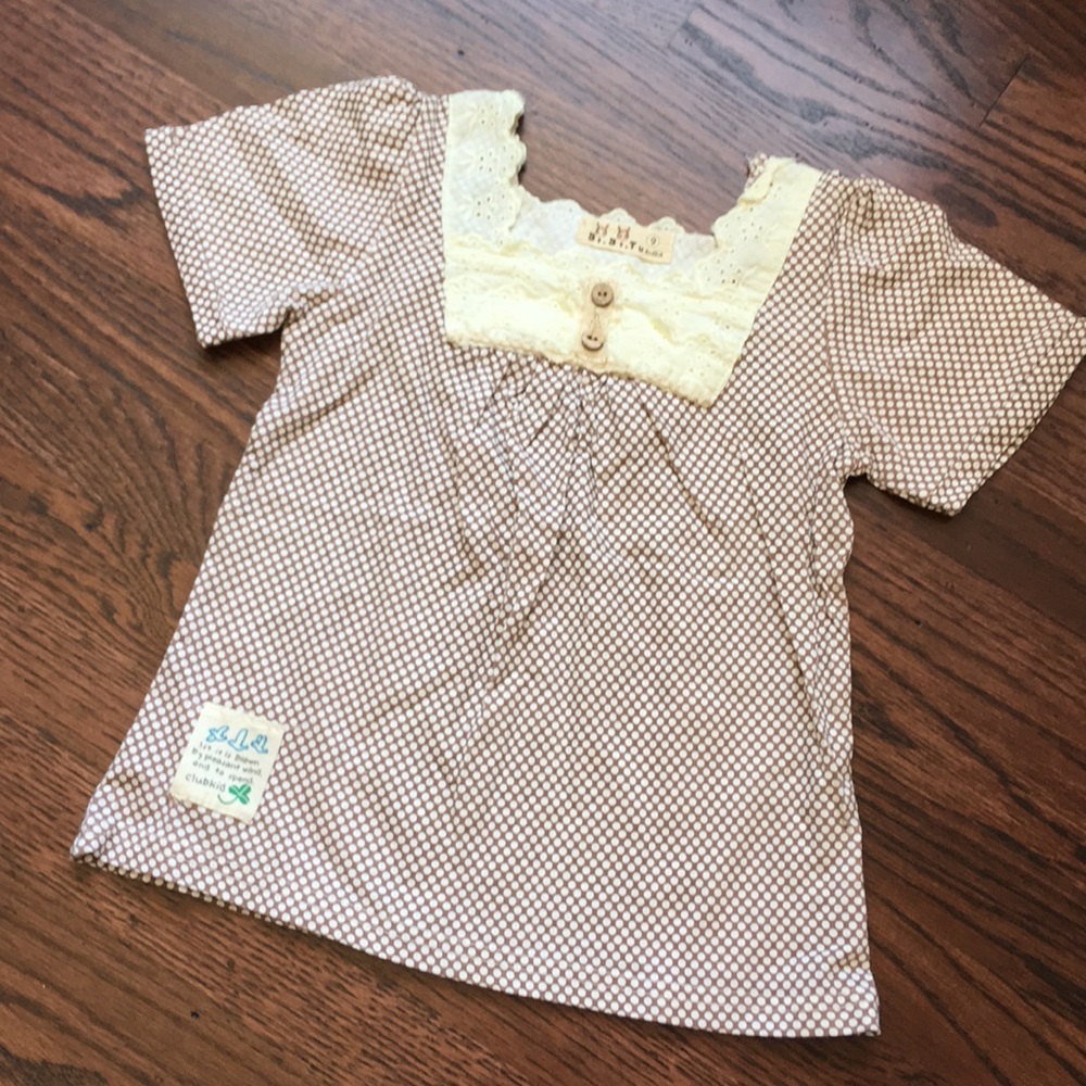 Girls 4T vintage inspired top